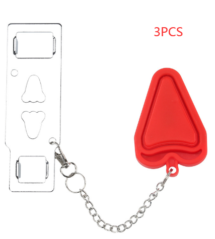 Portable Door Safety Latch Lock Double Sided