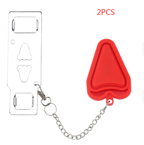 Portable Door Safety Latch Lock Double Sided