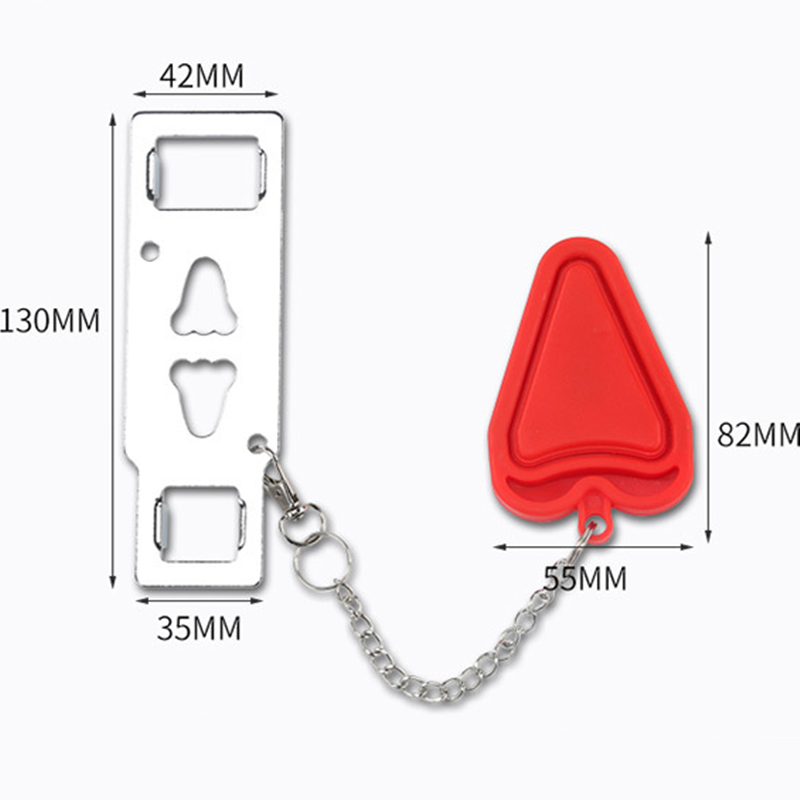 Portable Door Safety Latch Lock Double Sided